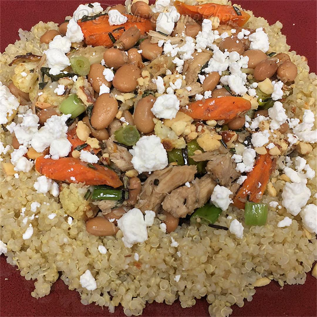 Quinoa with Chicken & Roasted Vegetable Medley