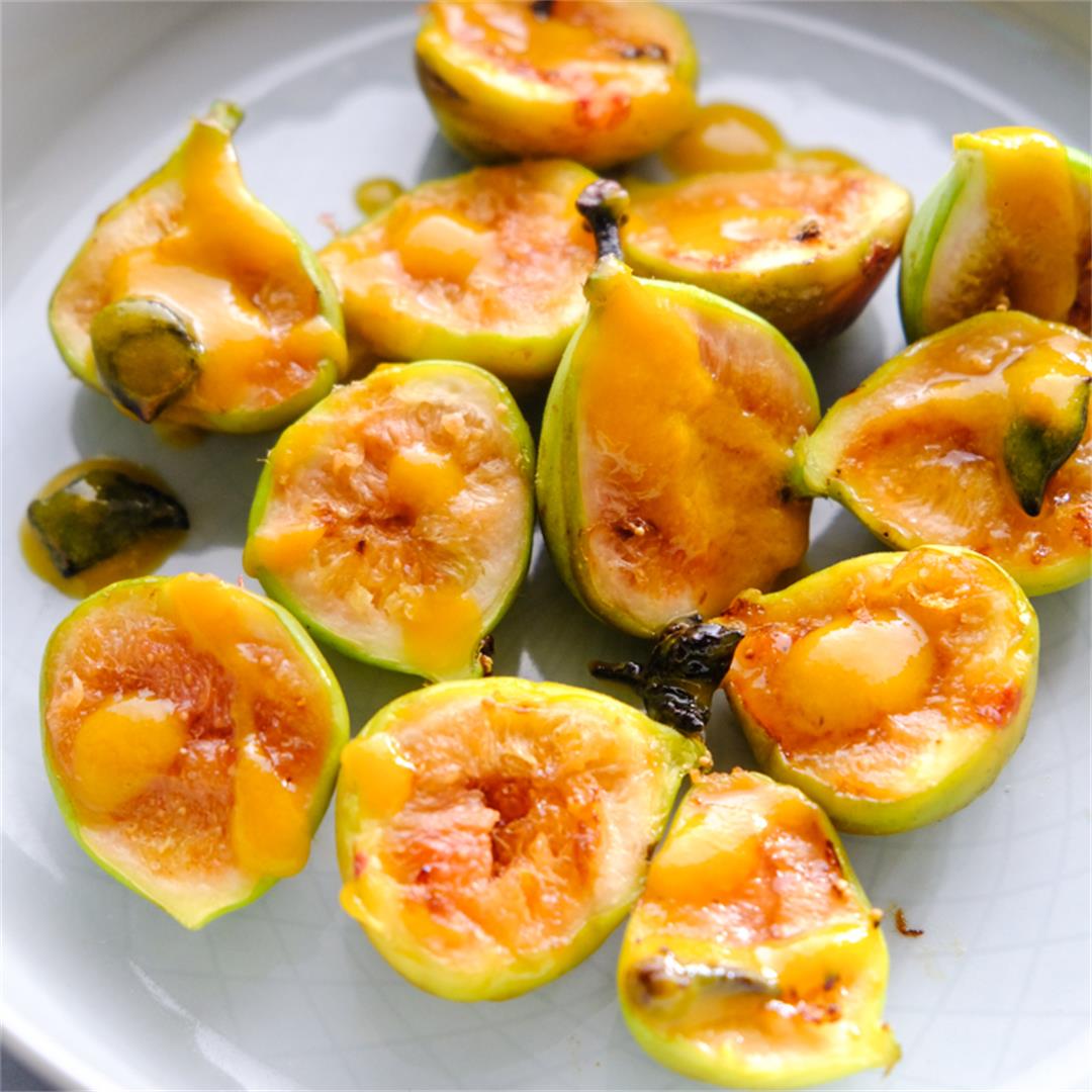 Grilled Figs with Orange Sauce