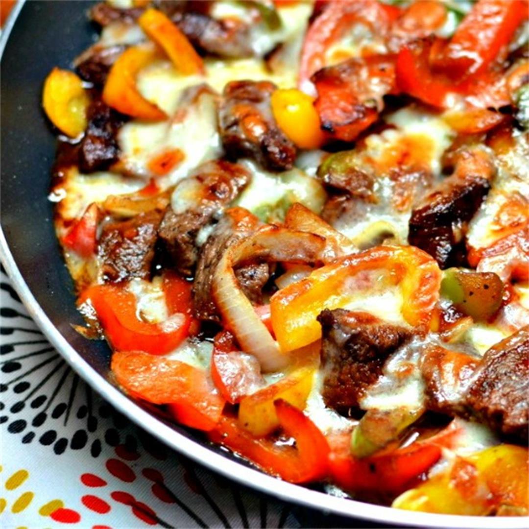 Philly Steak and Cheese Skillet