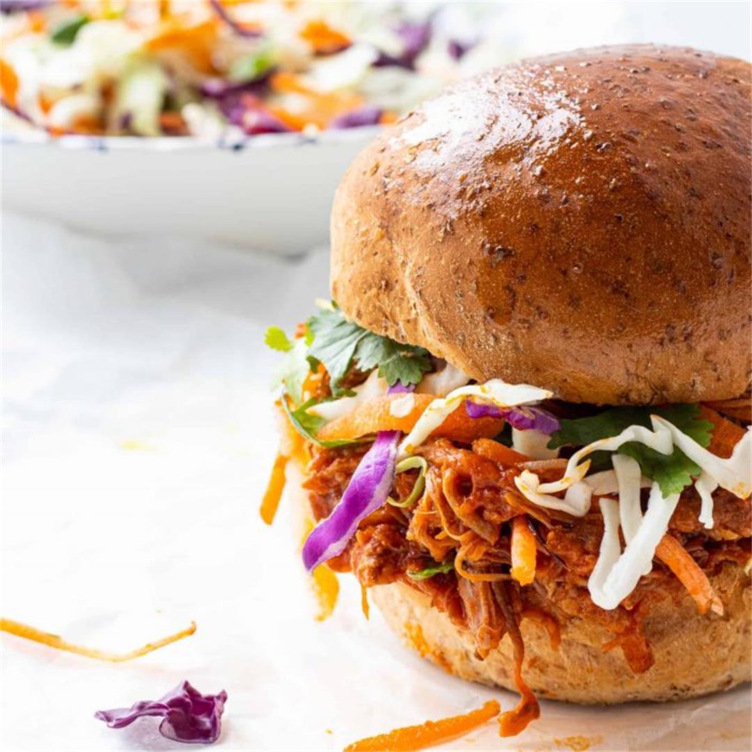 Slow Cooker Pulled Pork with Homemade BBQ Sauce