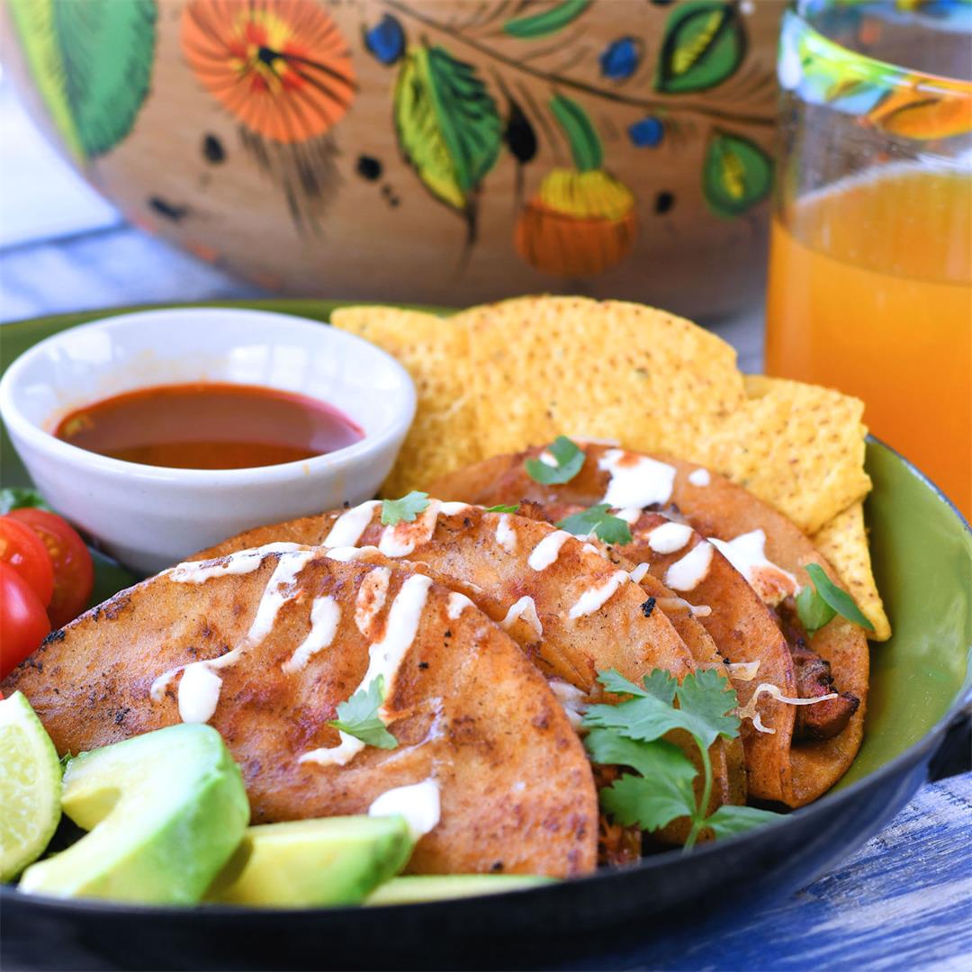 Chicken Tinga Tacos Dorados Recipe
