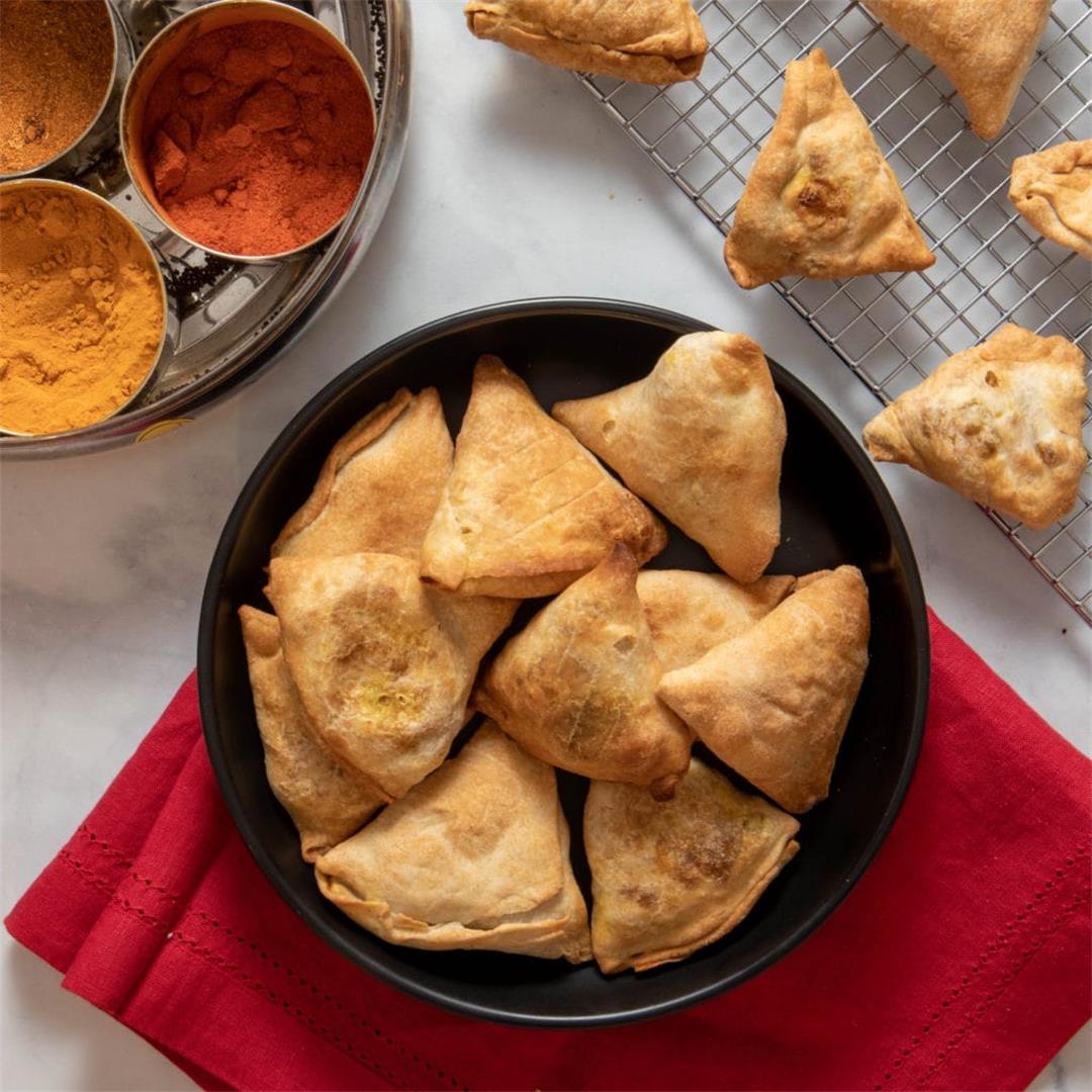 Healthy Samosas (Baked or Air-Fried)