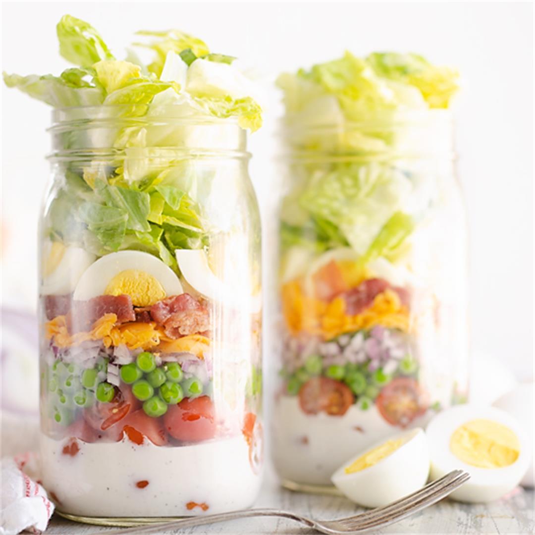 7 Layer Salad in a Jar