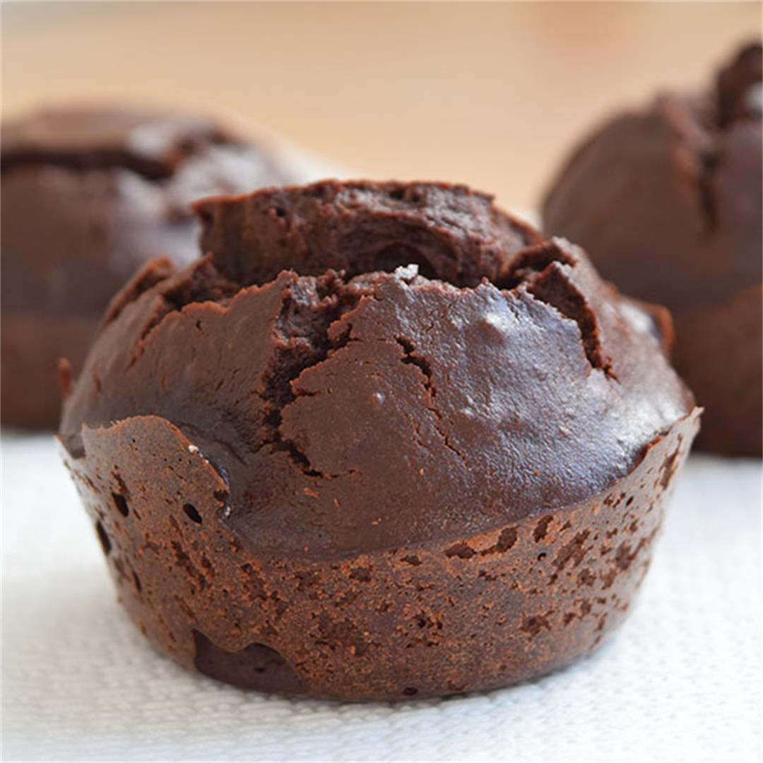Chickpea Flour Chocolate Muffins