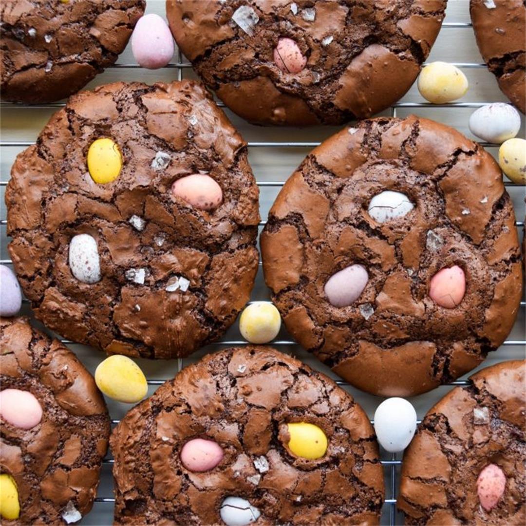 Flourless Chocolate Easter Cookies