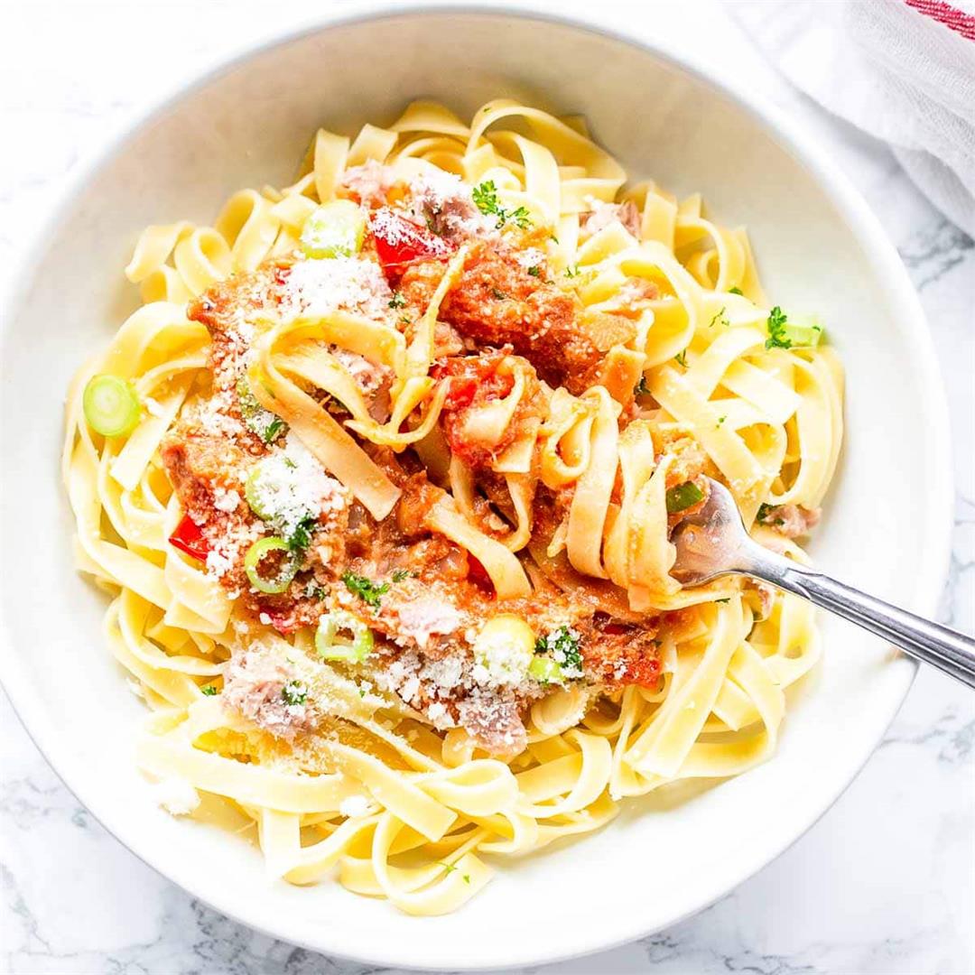 Easy tuna pasta in 15 Minutes
