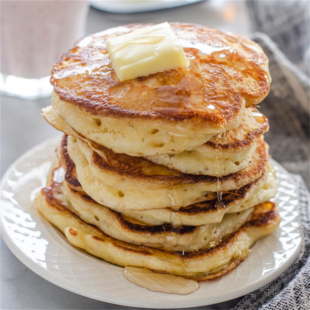 The Best Sourdough Pancakes