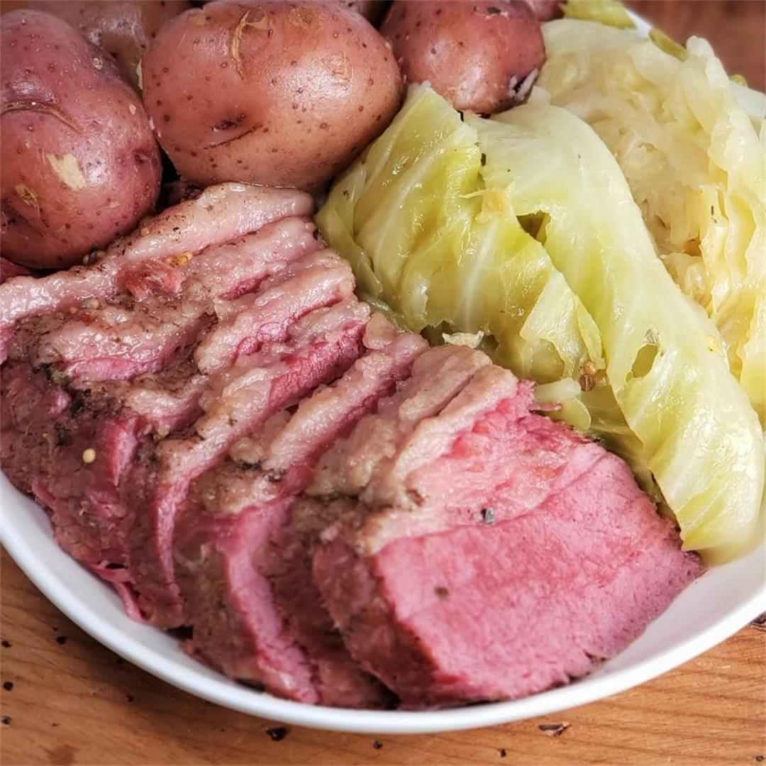 Instant Pot Corned Beef and Cabbage [Recipe & Video]