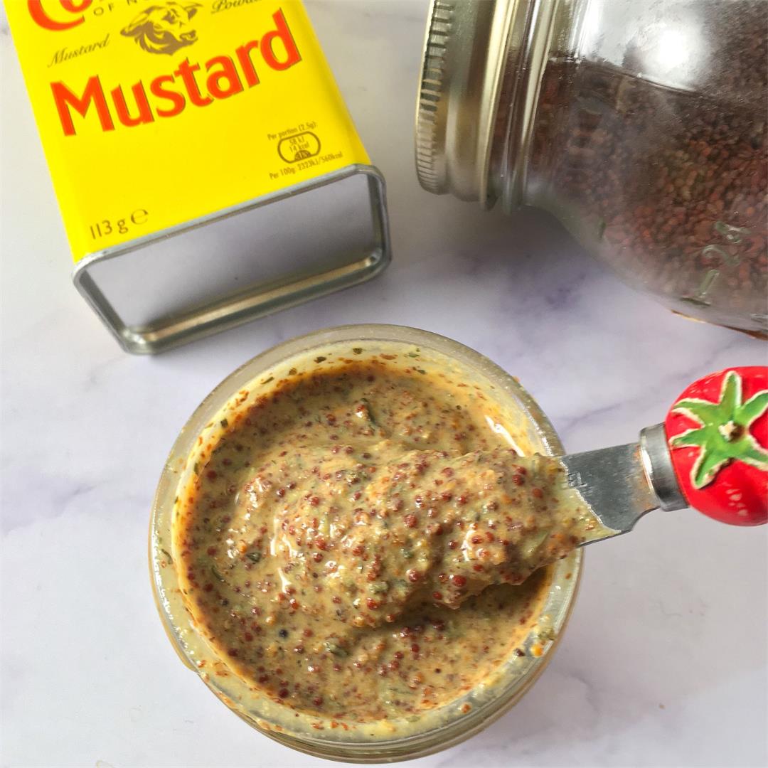 Recipe for Homemade Mustard (Tarragon-Cider Flavor)
