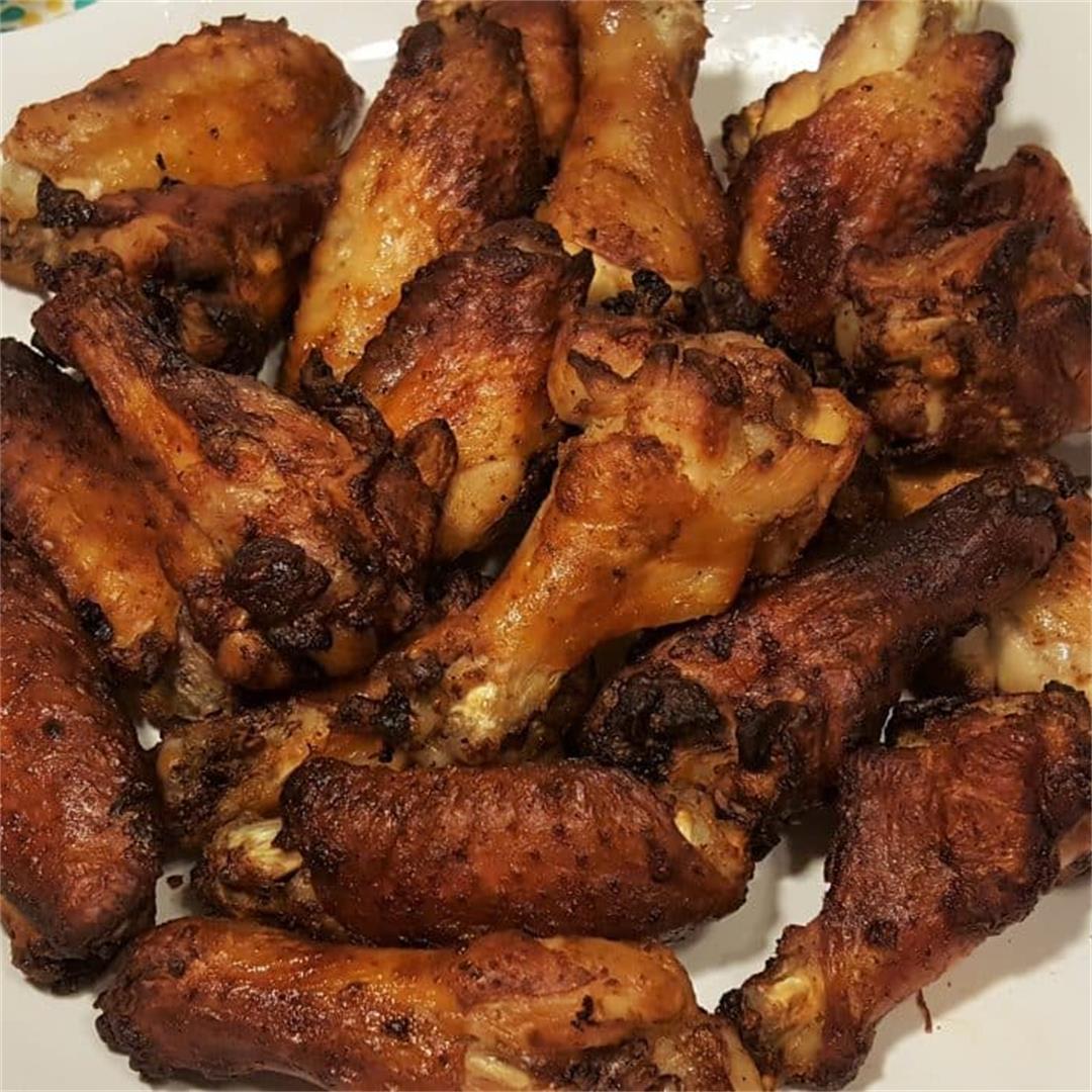 Air Fryer Garlic Ranch Chicken Wings [Low Carb]