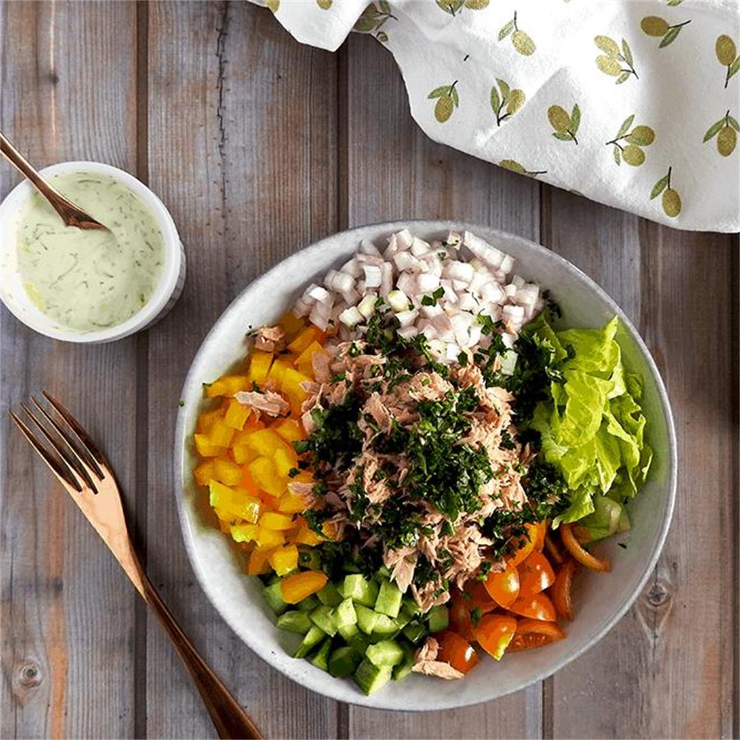 Chopped Salad with Tuna Recipe