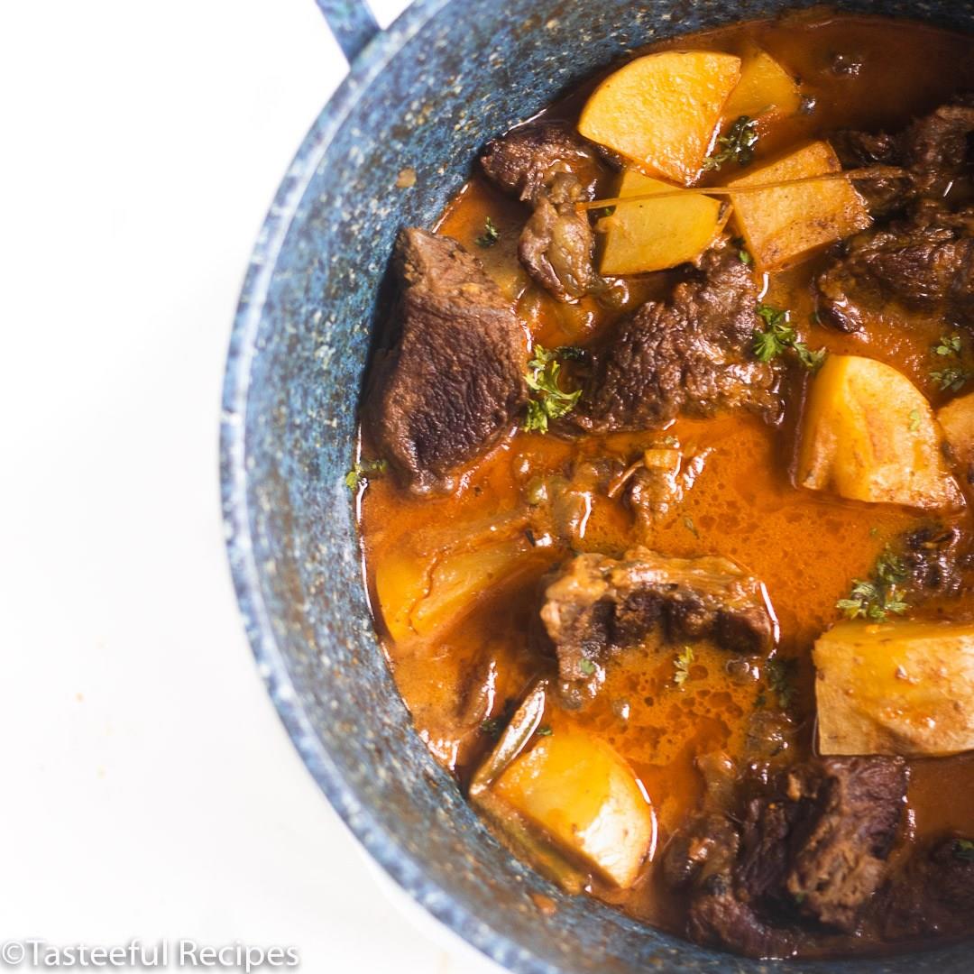 Caribbean Curry Beef with Coconut Milk