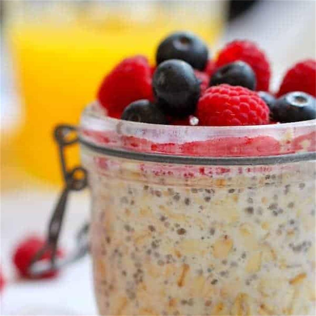 Overnight Oats with Chia Seeds