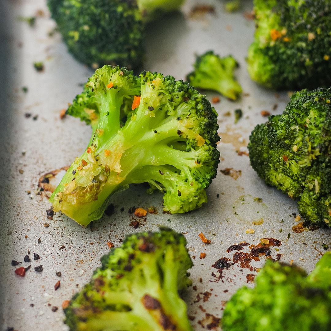 Roasted Frozen Broccoli (Cook in Your Oven or Toaster Oven!)