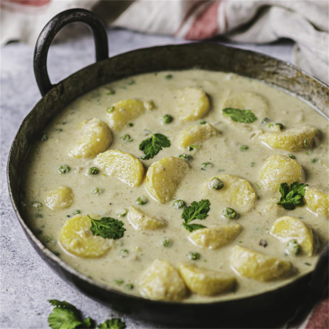 Potato Paal Curry Recipe