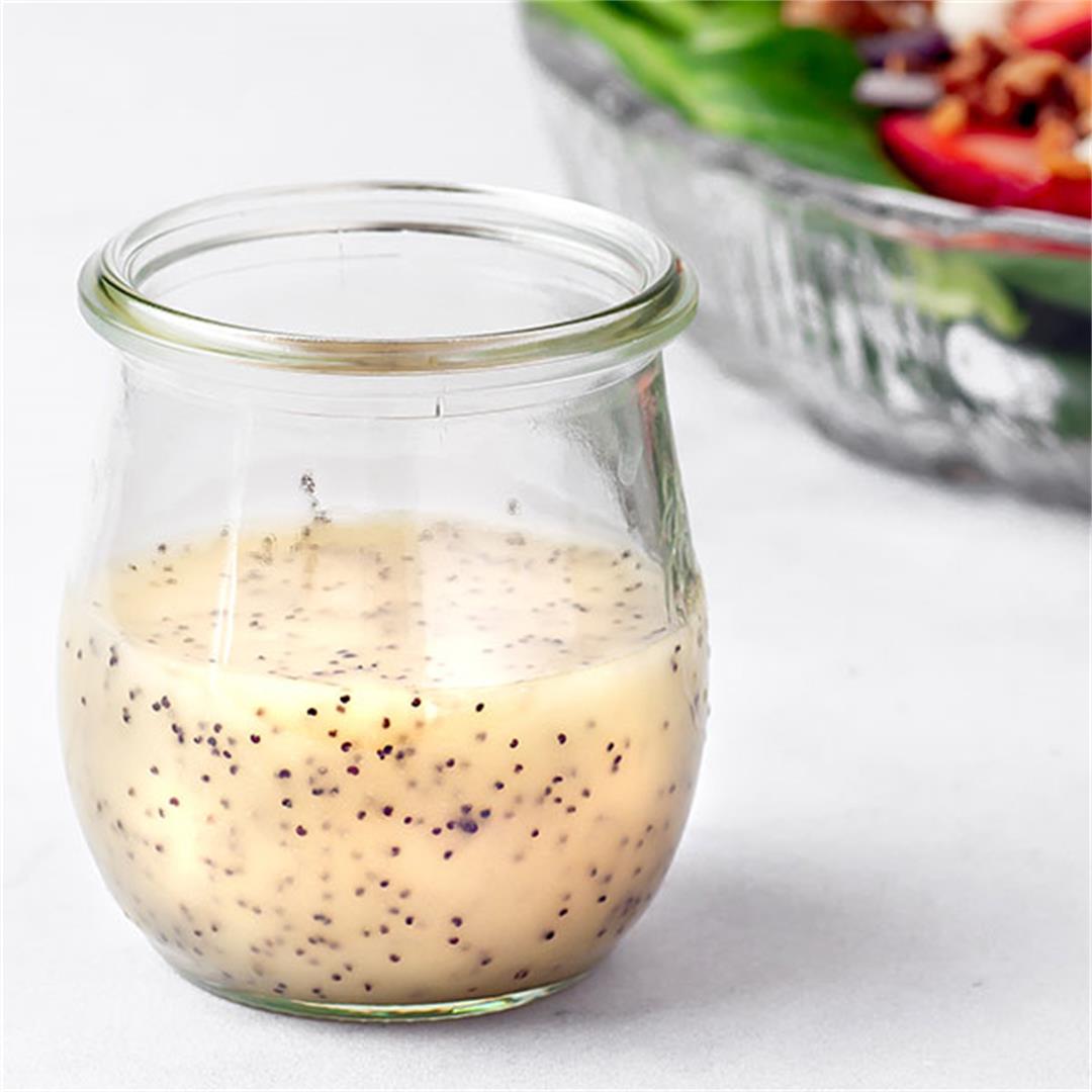 Poppy Seed Dressing (The Best Quick Salad Dressing)