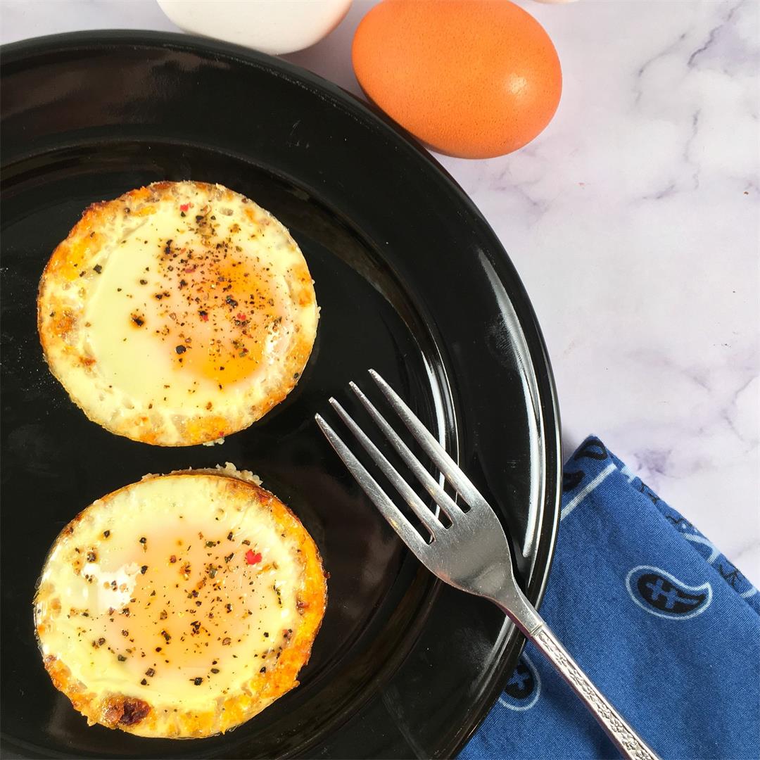 Cauliflower Hash Brown Egg Cups with Cheese