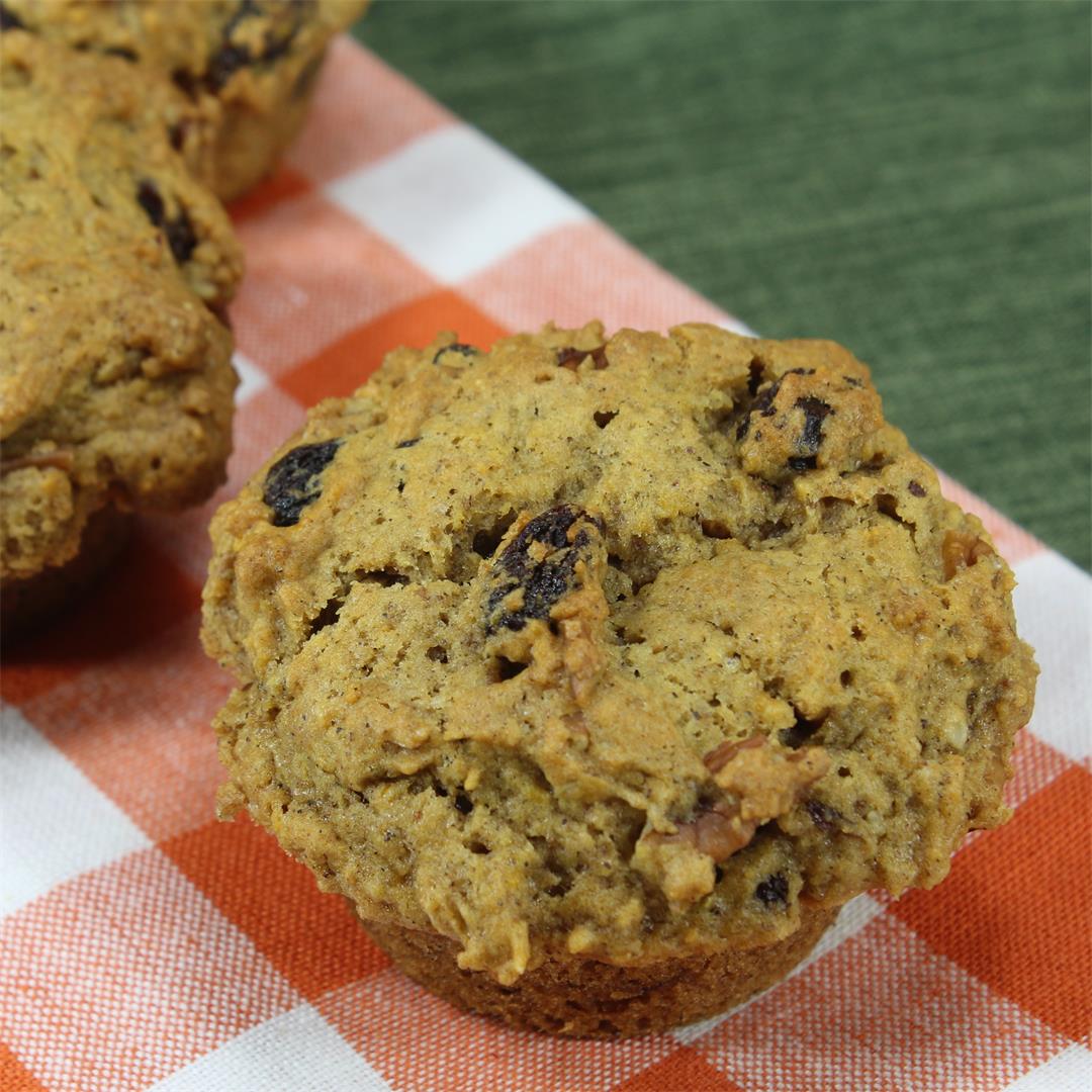 Delicious Pumpkin Muffins With Pecans