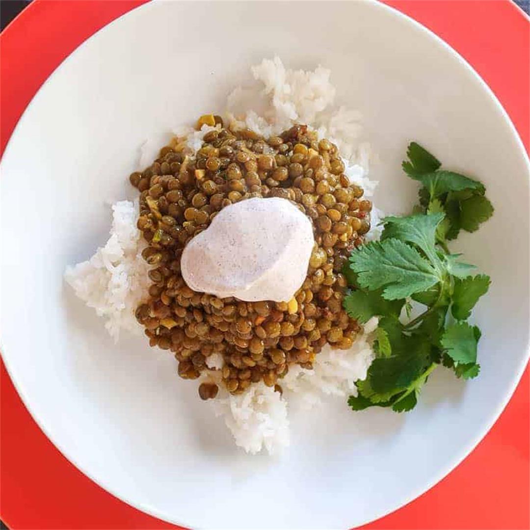Creamy Indian Green Lentil Dhal Recipe