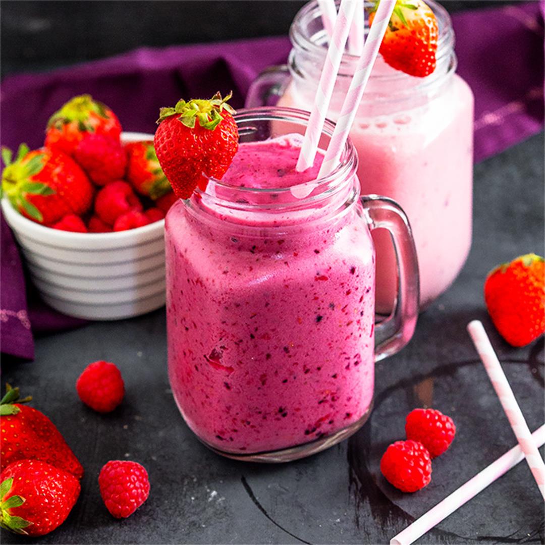 Mixed Berry and Vanilla Smoothie
