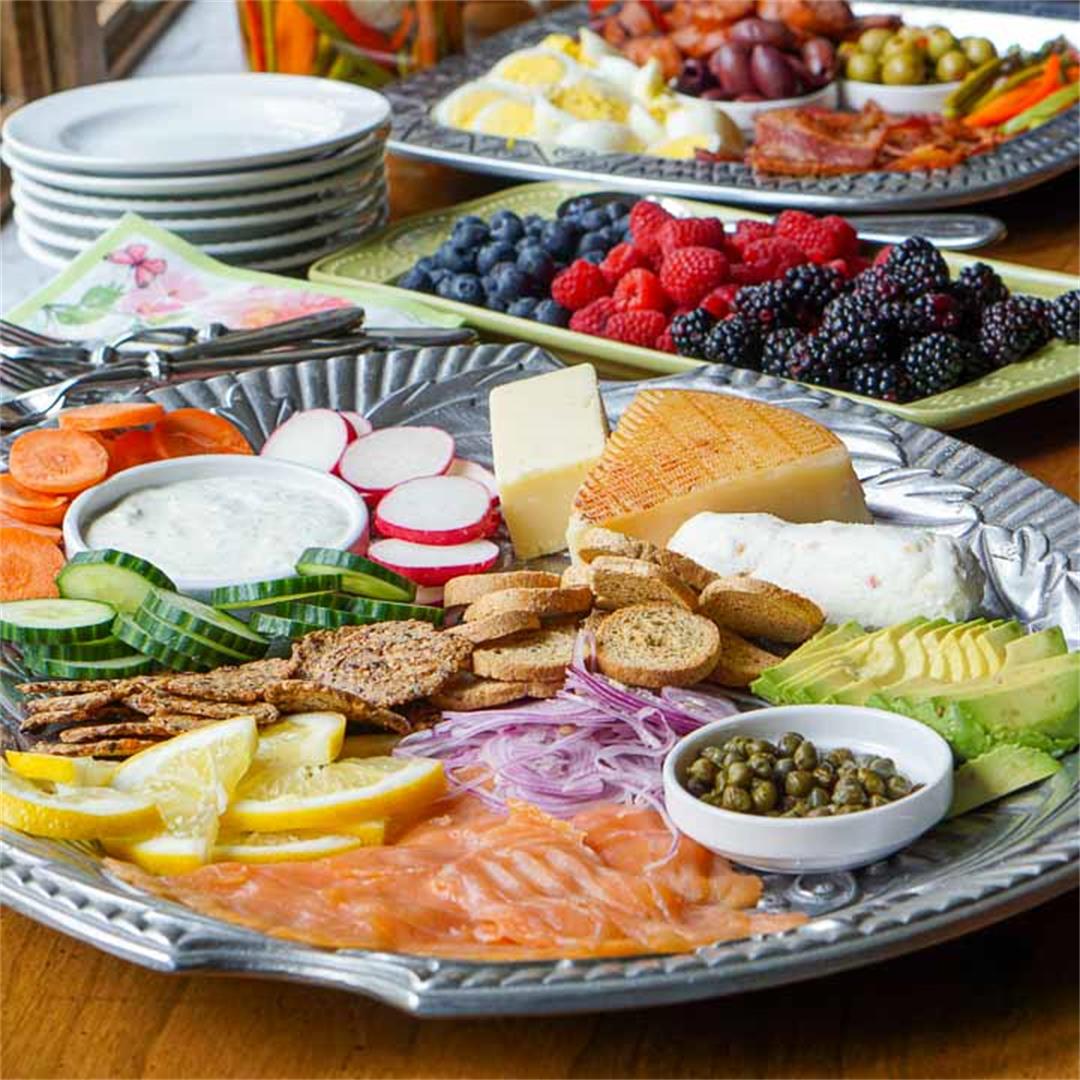 Low Carb Brunch Platters with Keto Arnold Palmer Cocktail