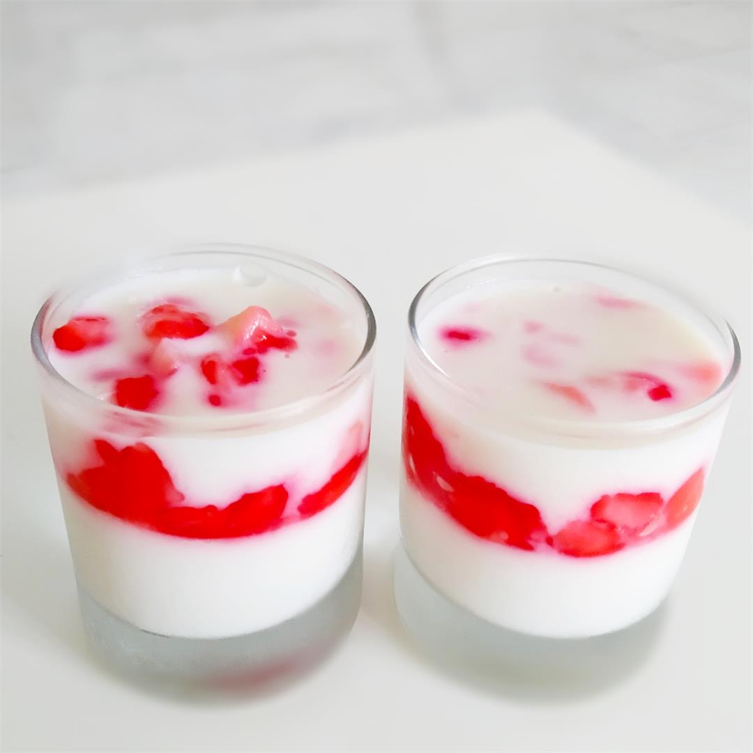 Red Ruby Milk Pudding