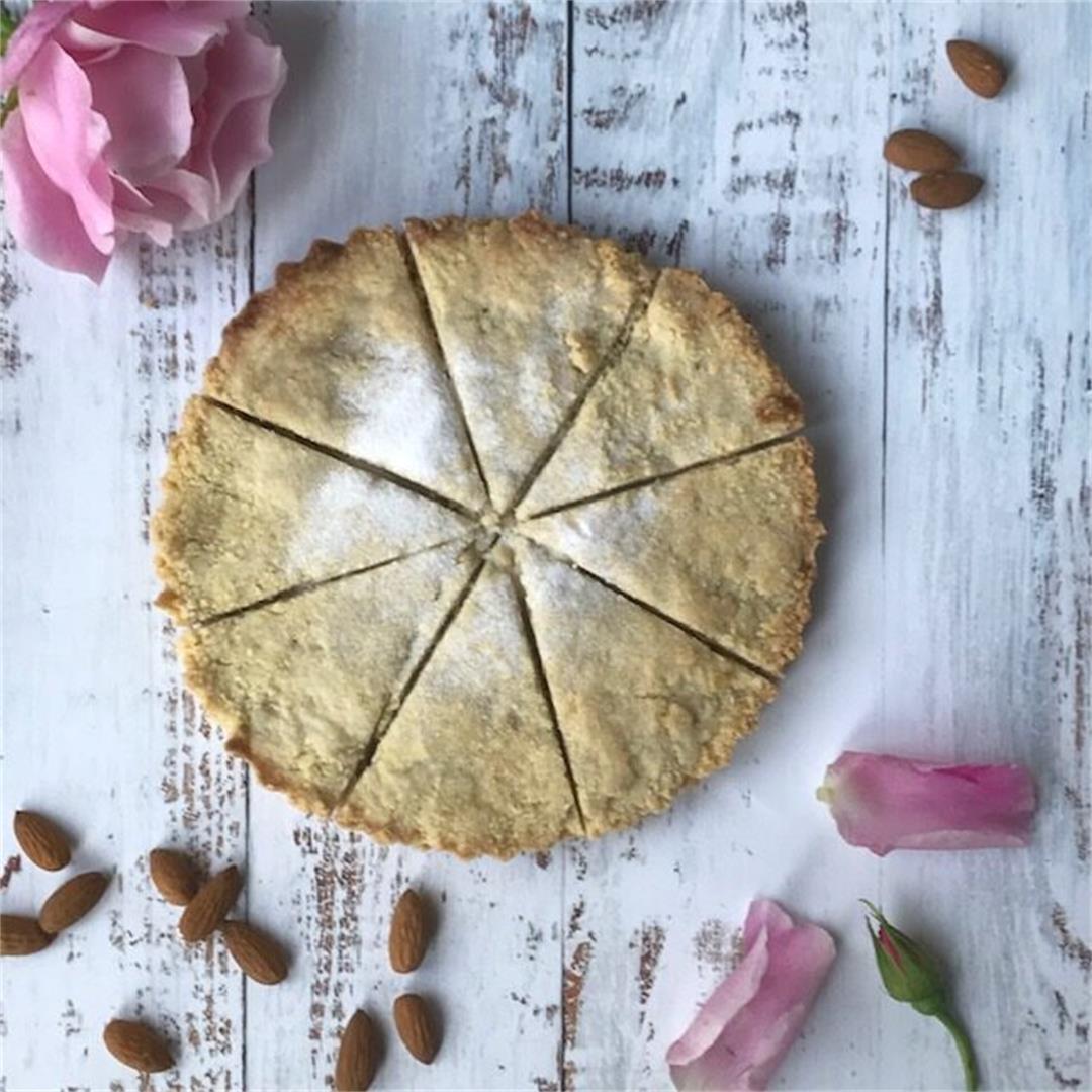 Almond Shortbread with Rosewater