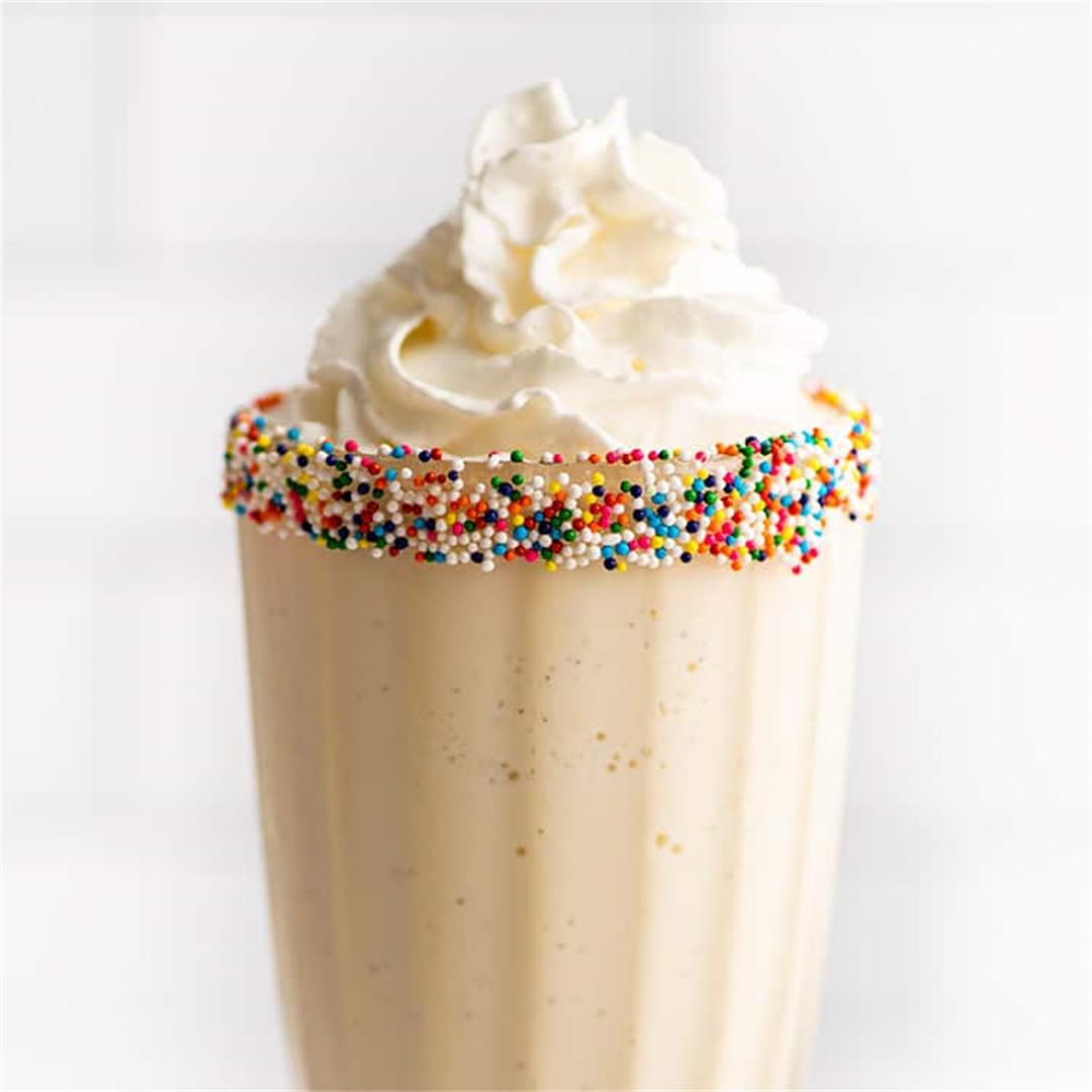 The Best Vanilla Milkshake