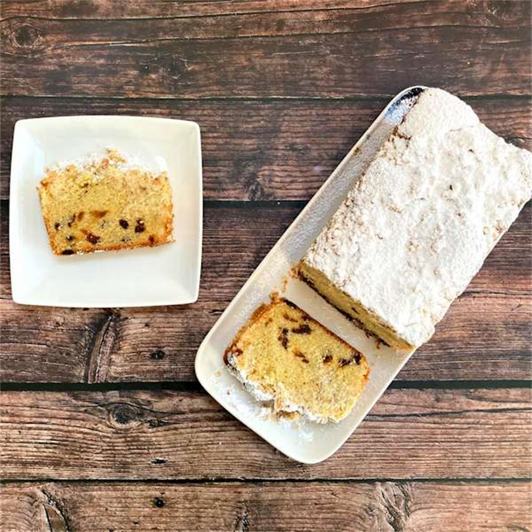 apricot crumble loaf cake