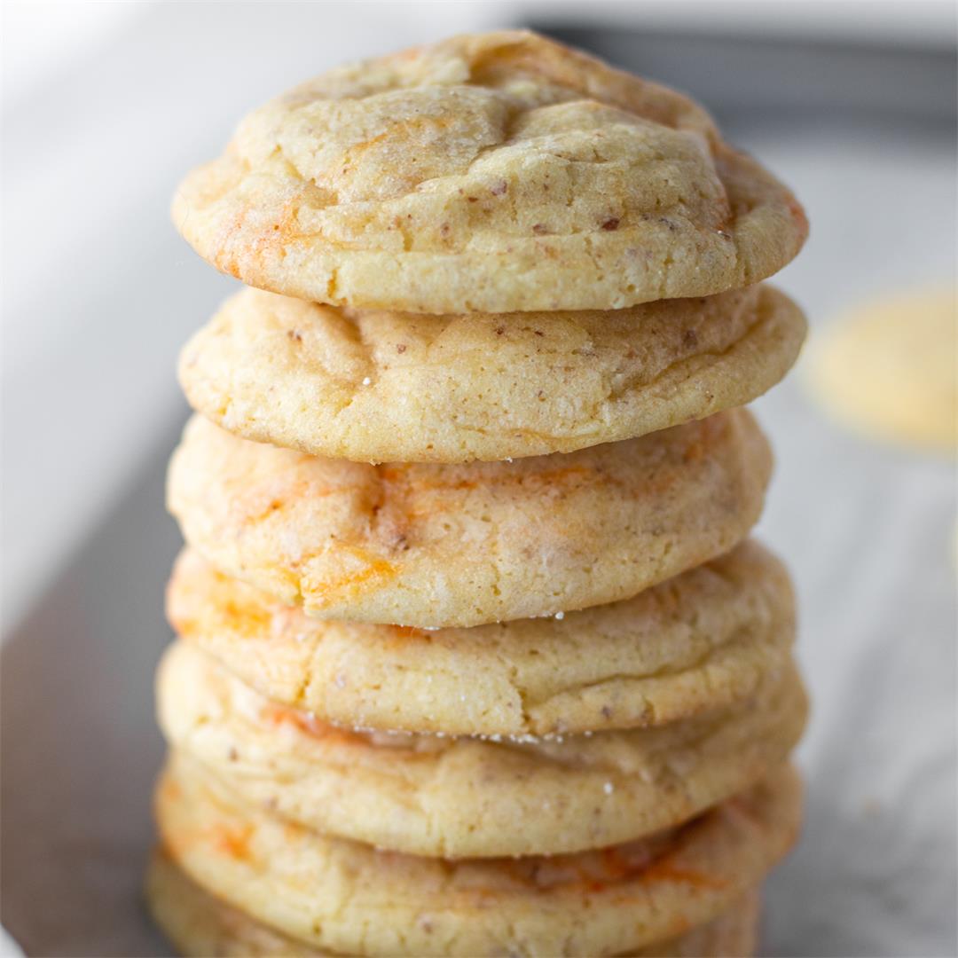 Orange Sugar Cookies (Vegan + Soft)