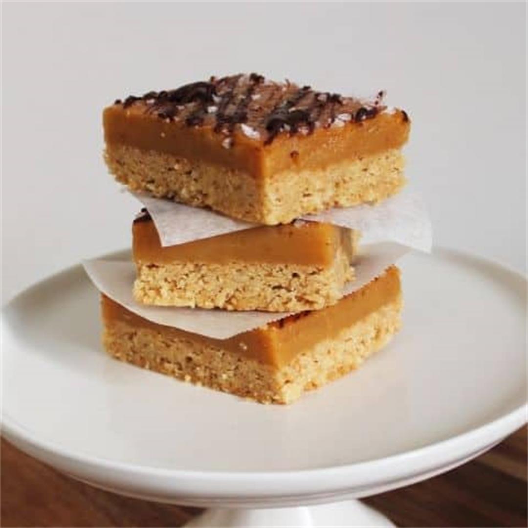 Gluten-Free Salted Caramel Slice - It's Not Complicated Recipes