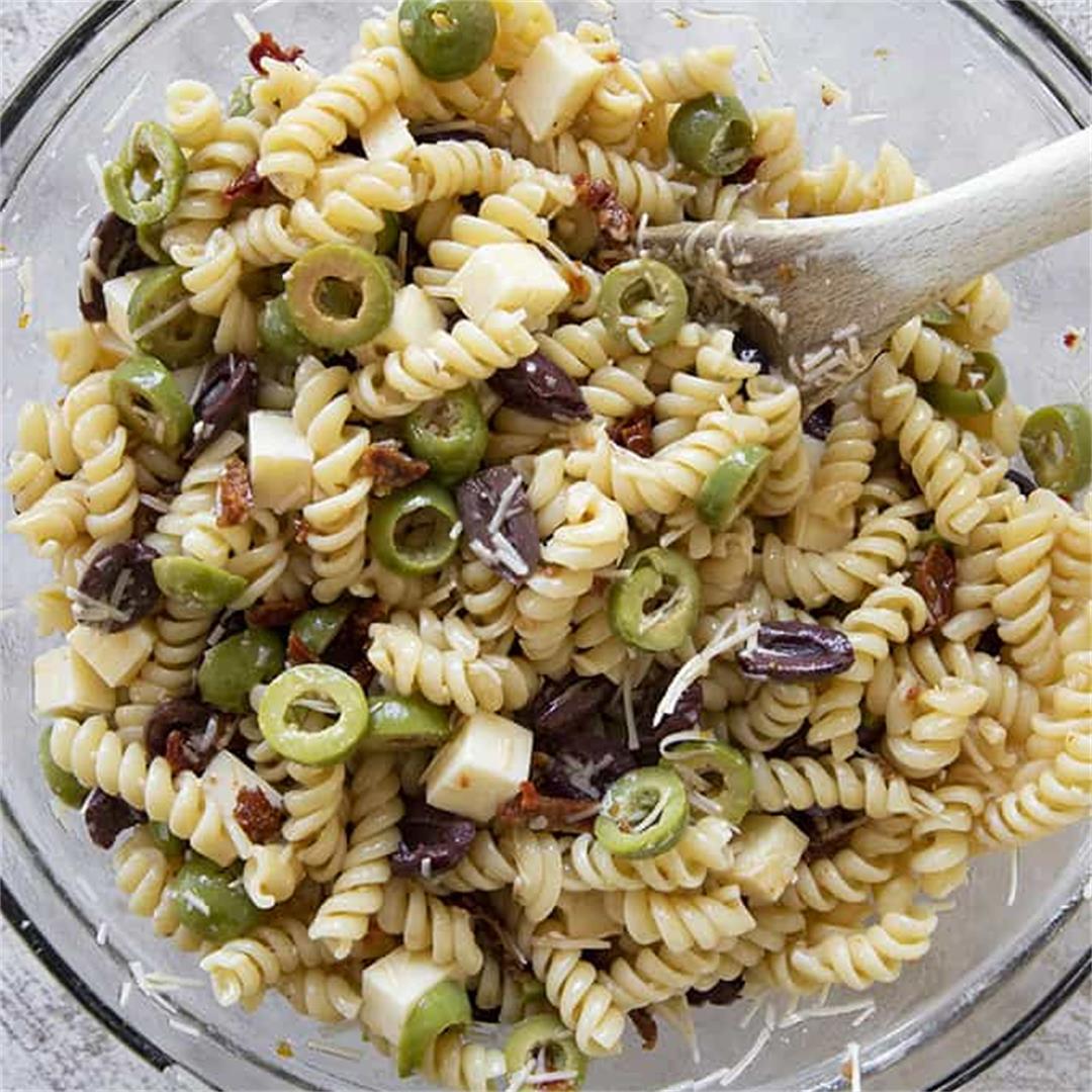 Amazing Olive Pasta Salad