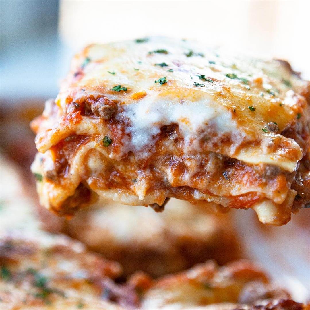 World's BEST Italian Classic Lasagna Recipe (VIDEO) (with VIDEO