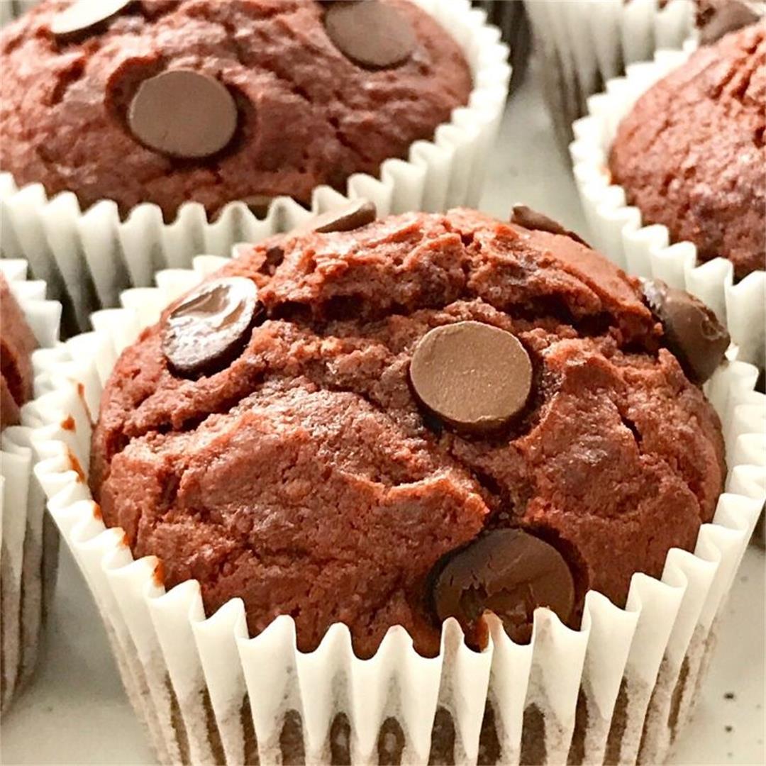 Chocolate Beetroot Muffins