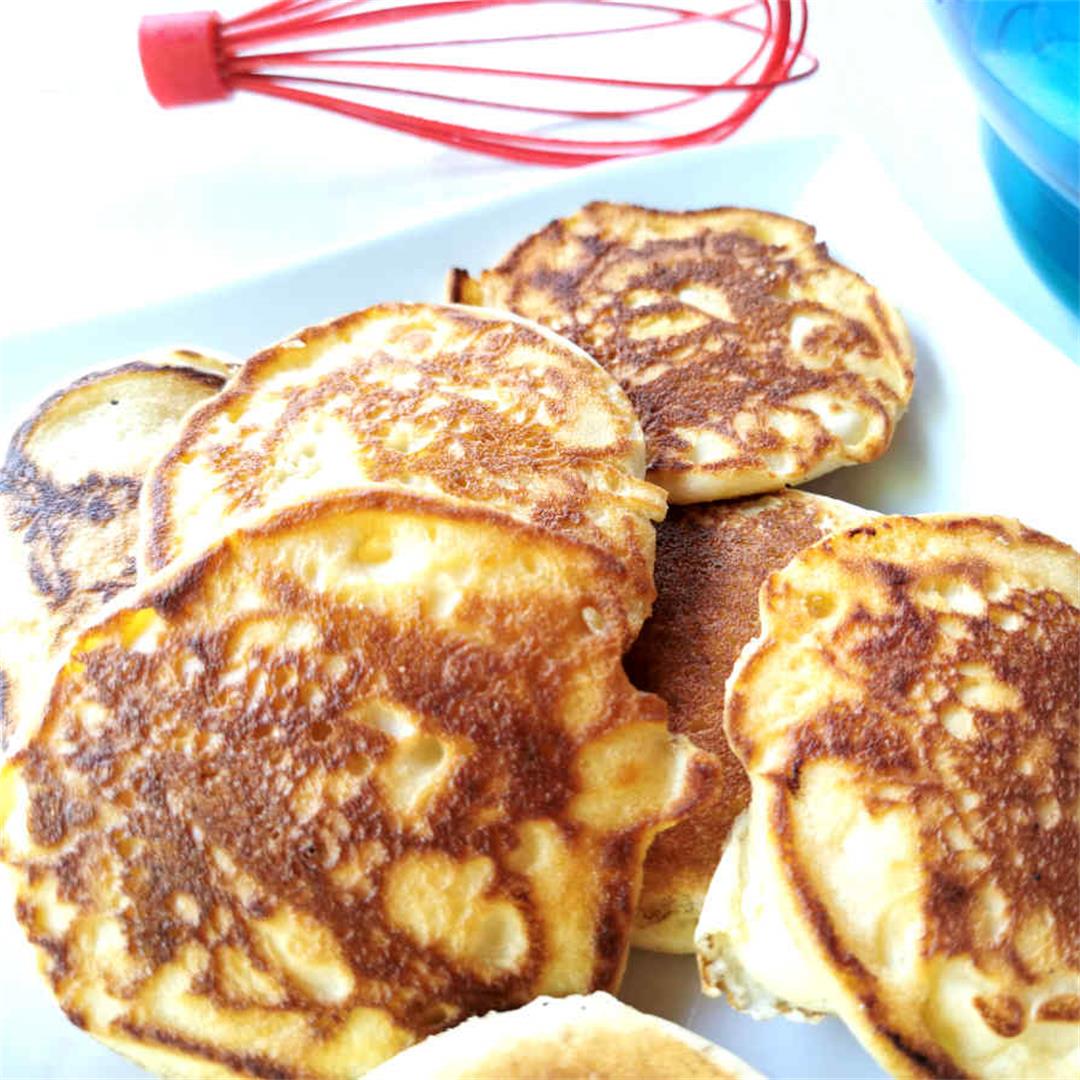 Tasty pikelets for kids