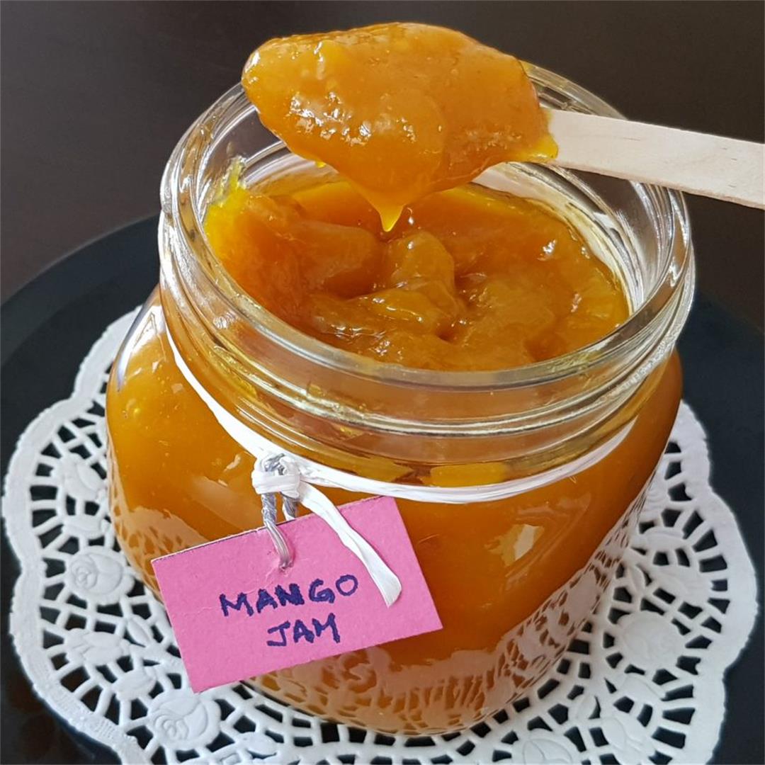 Homemade Mango Jam % %| %PLATE TO PALATE% CONDIMENTS %