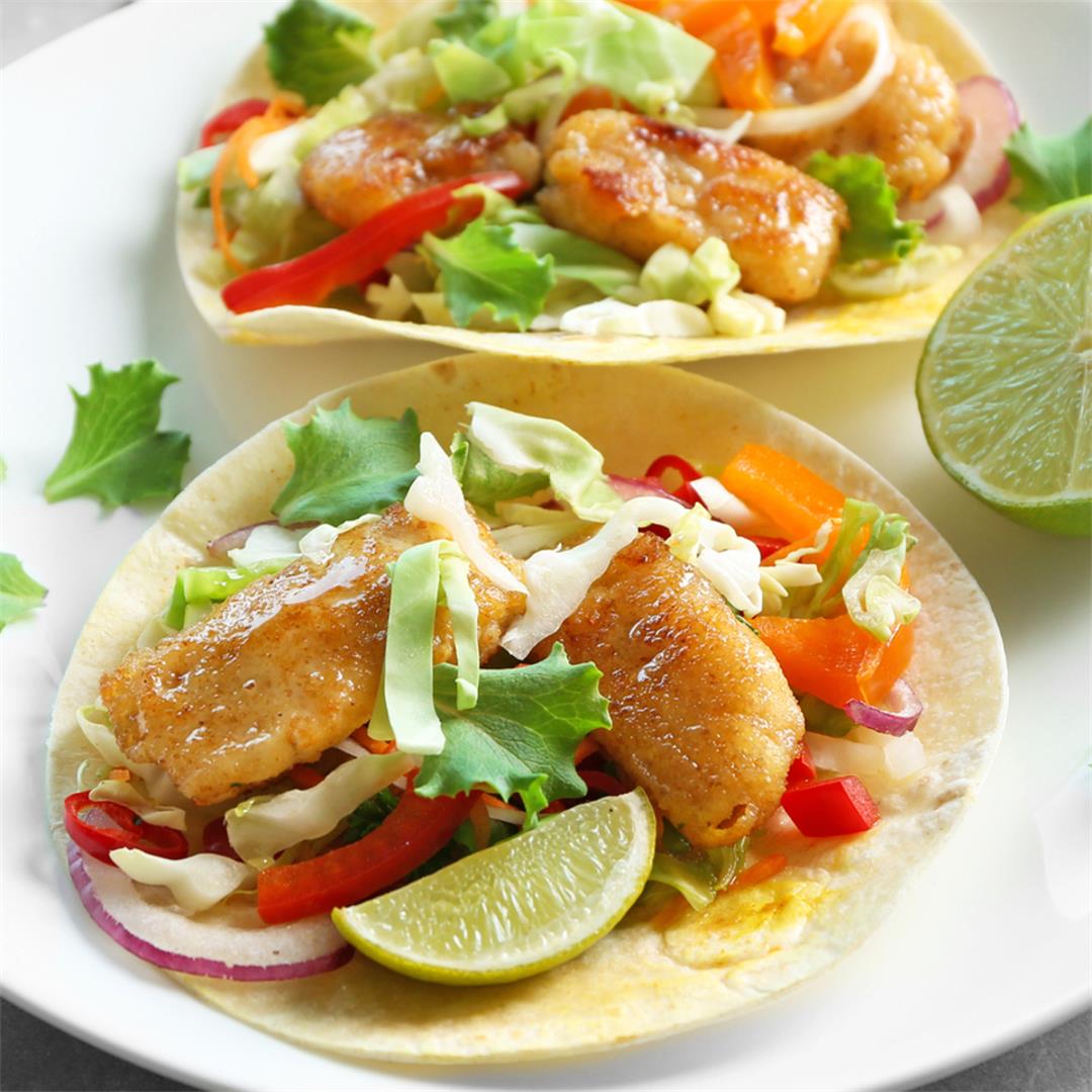 Amazing Fish Tacos with Sauce