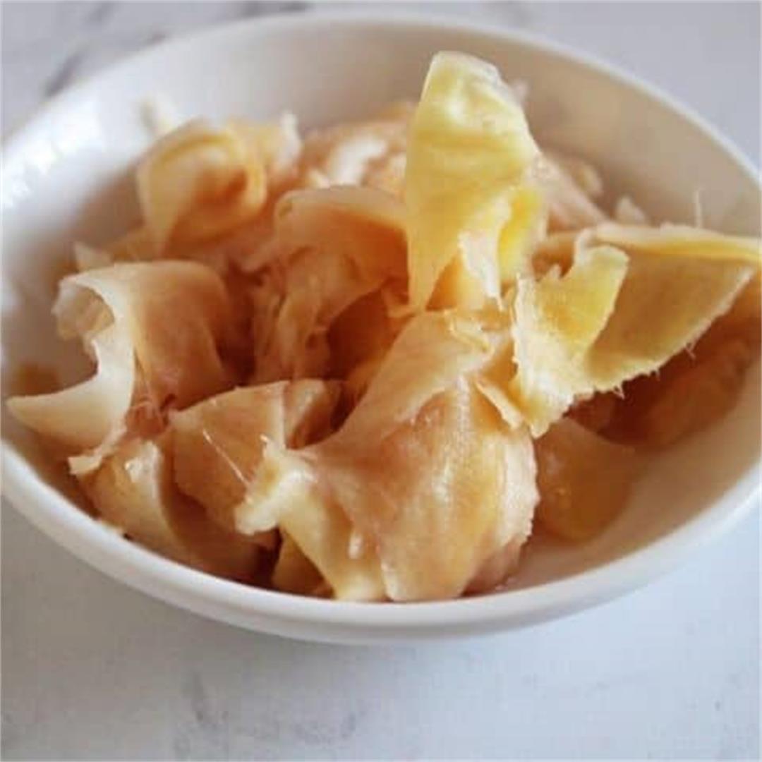 Easy Pickled Ginger (Gari) - It's Not Complicated Recipes
