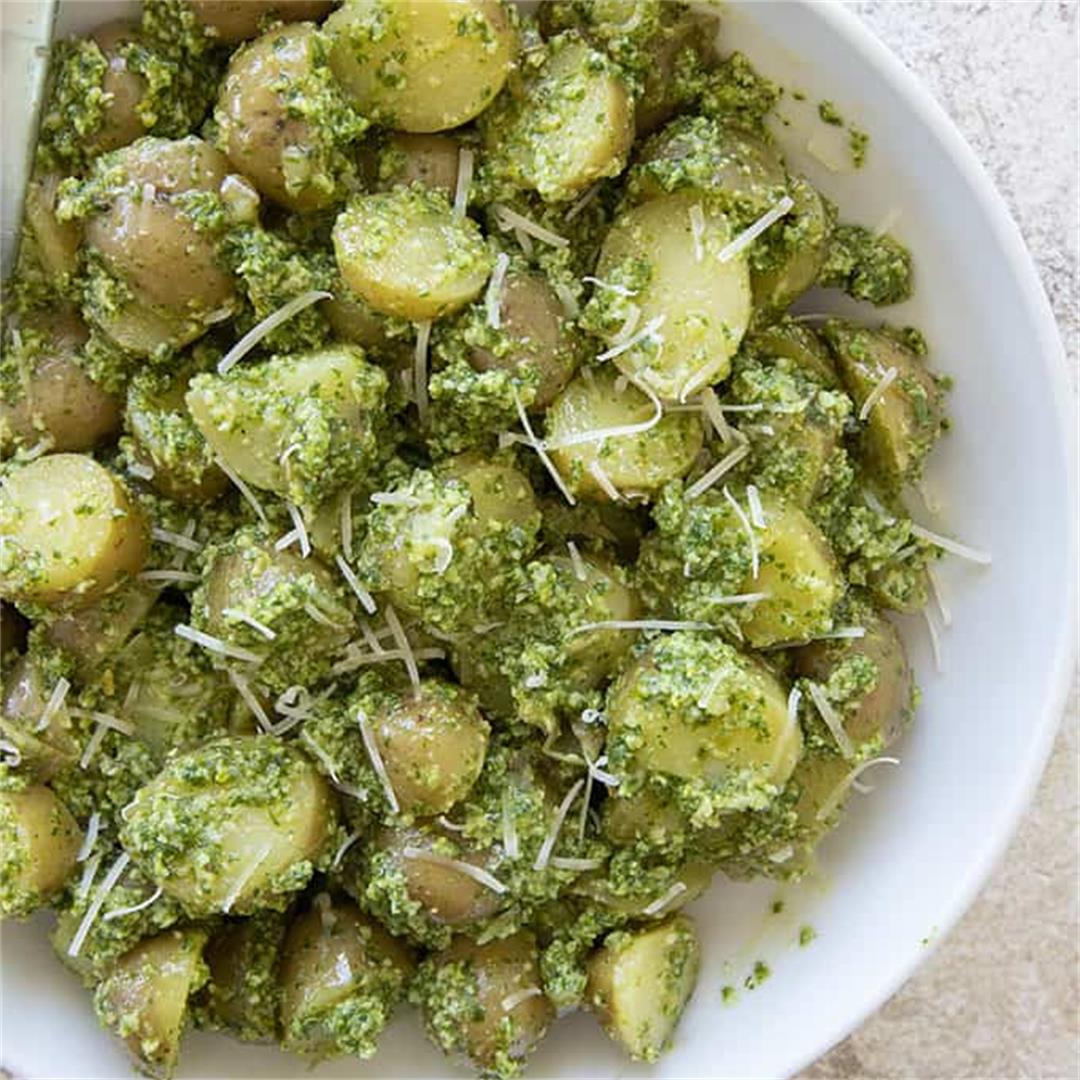 Arugula Pesto Potato Salad