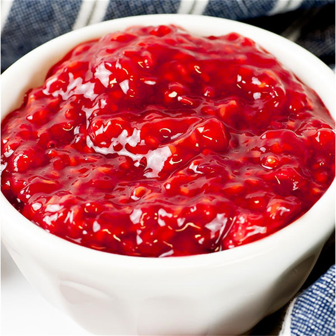 Raspberry Sauce (The Best Easy Raspberry Compote)