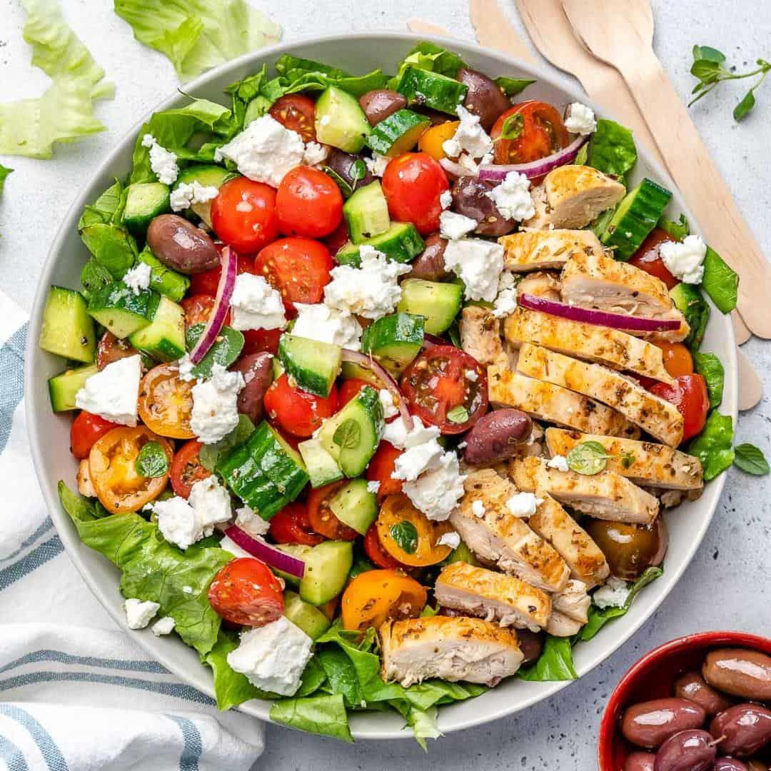 Easy Greek Chicken Salad Recipe