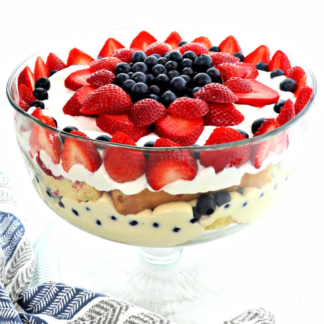 The Best Low Carb Keto Berry Trifle