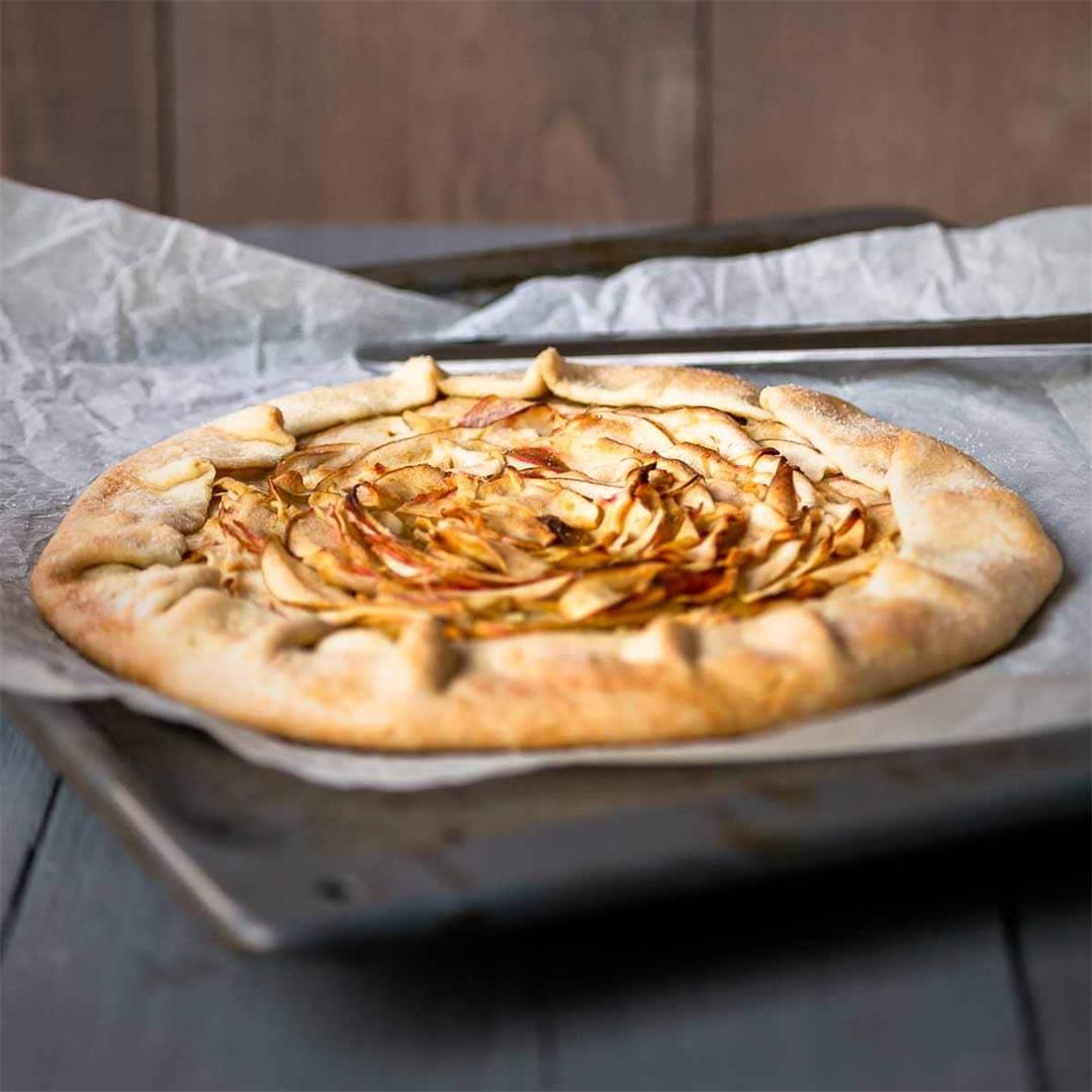 Rustic French Apple Galette