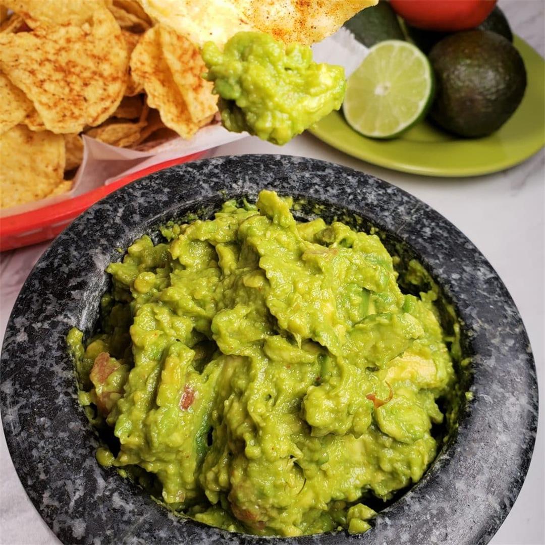 This Old Gal's Simple Guacamole Recipe is as good as table side