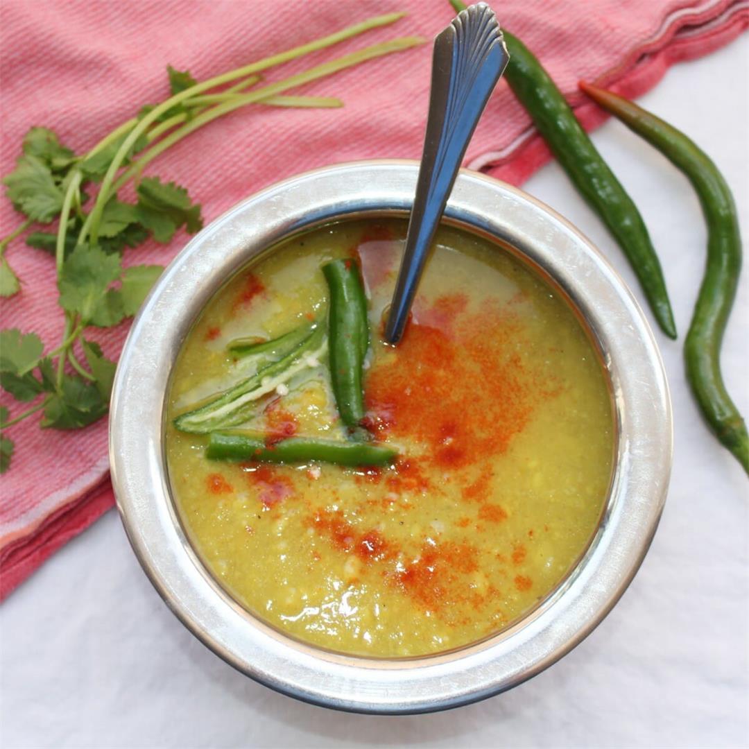 Gujarati Instant Pot Chevti Dal (Mixed Lentils)
