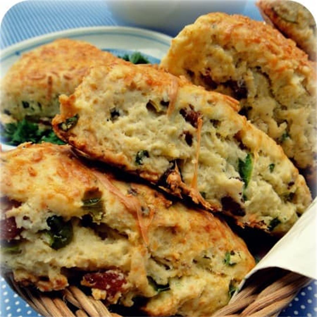 Bacon and Cheese Scones