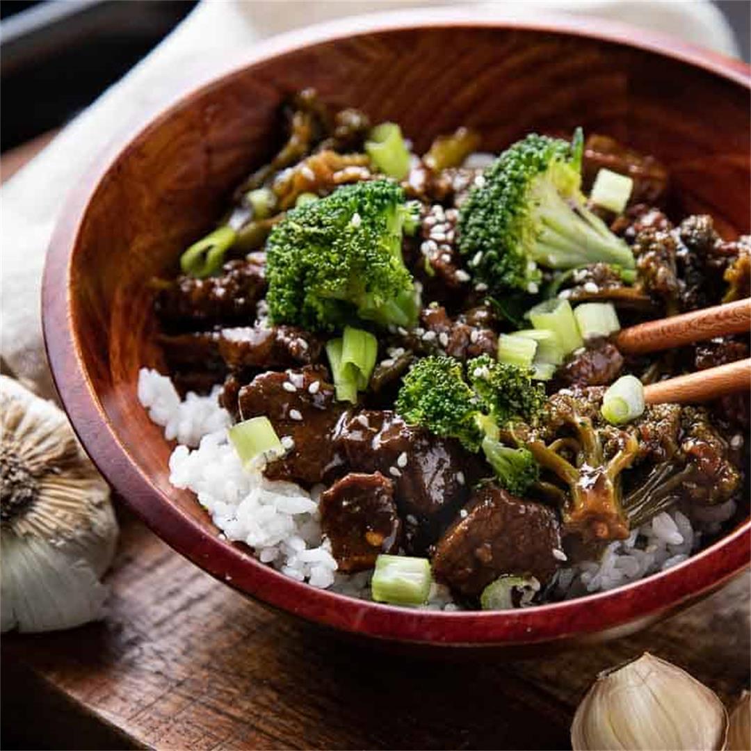 Instant Pot Mongolian Beef and Broccoli