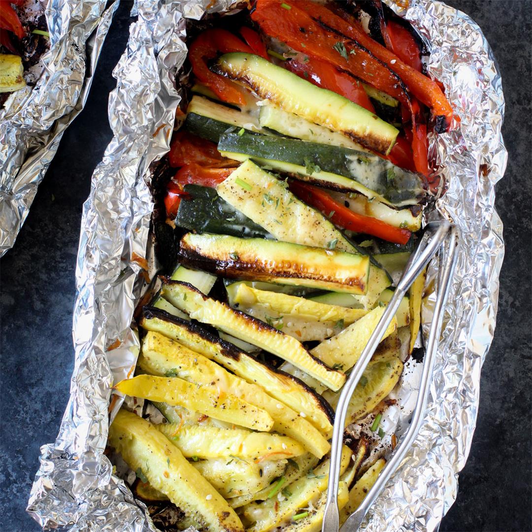Grilled Veggies in Foil Packets