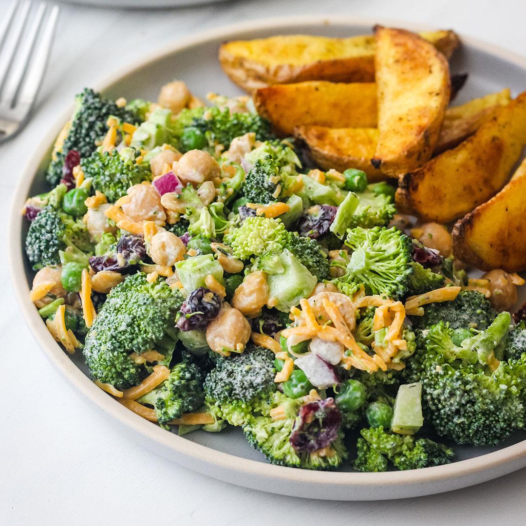 Broccoli Ranch Salad For Two