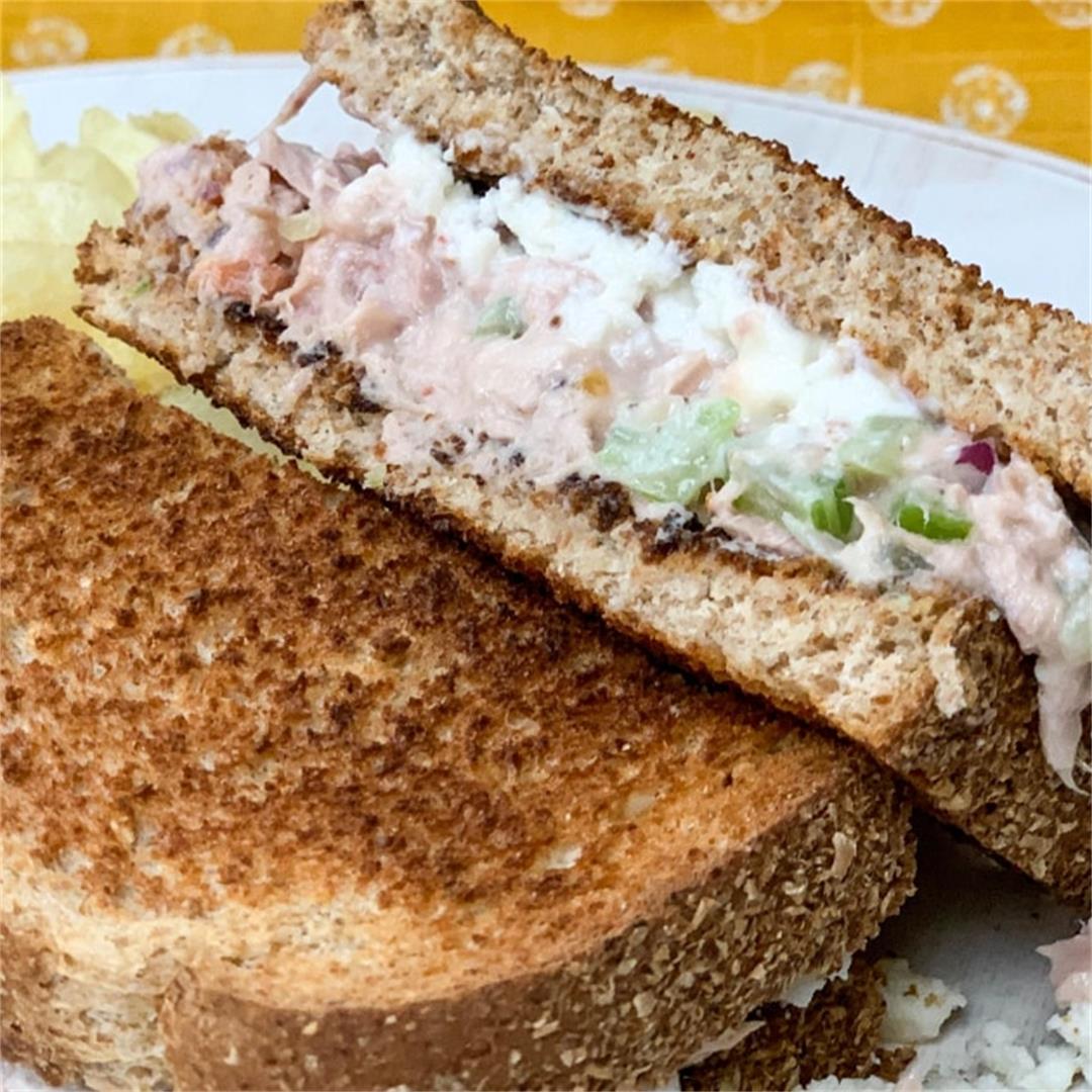 Tuna Salad Sandwich with Tajin Seasoning